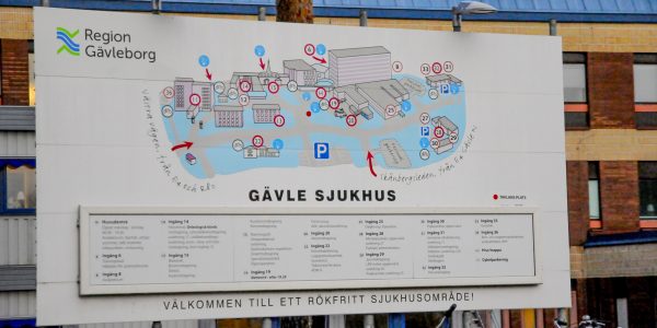 Karta över Gävle Sjukhus | Göteborg Karta